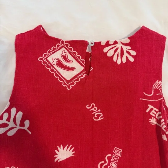 Paper Heart Linen Tequila Anthropologie Dress - Picture 8 of 9